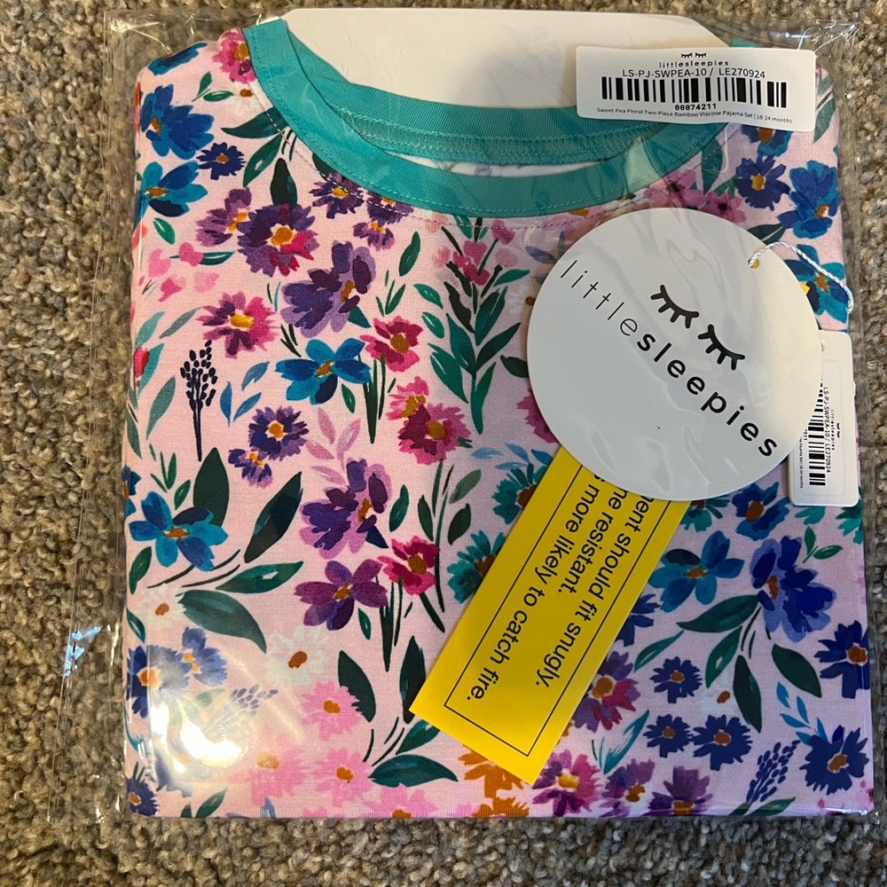 Little Sleepies Sweet Pea Two Piece Set